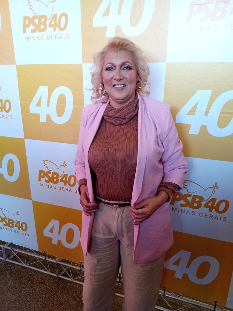 Gildete Alves em evento do PSB Minas Gerais